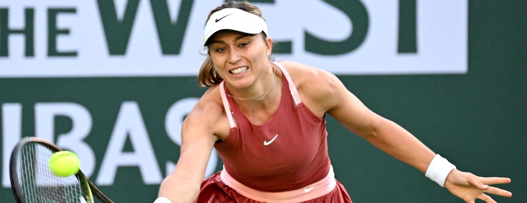 Paula Badosa, en Indian Wells 2022