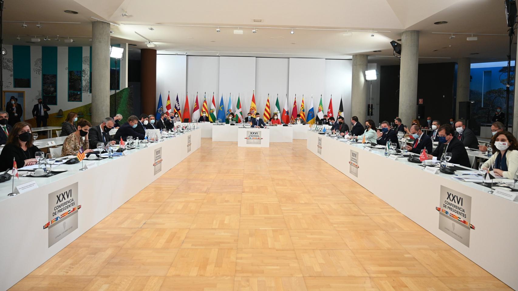 Conferencia de Presidentes celebrada este domingo en La Palma