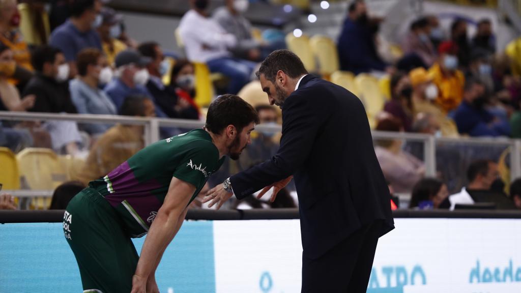 Brizuela fue el único jugador del Unicaja que superó los 10 puntos en Gran Canaria.