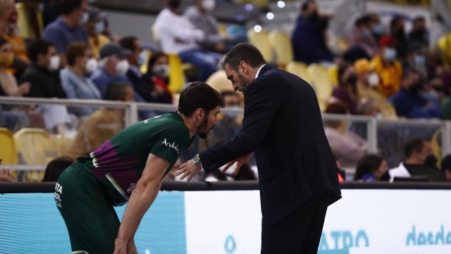 Brizuela fue el único jugador del Unicaja que superó los 10 puntos en Gran Canaria.