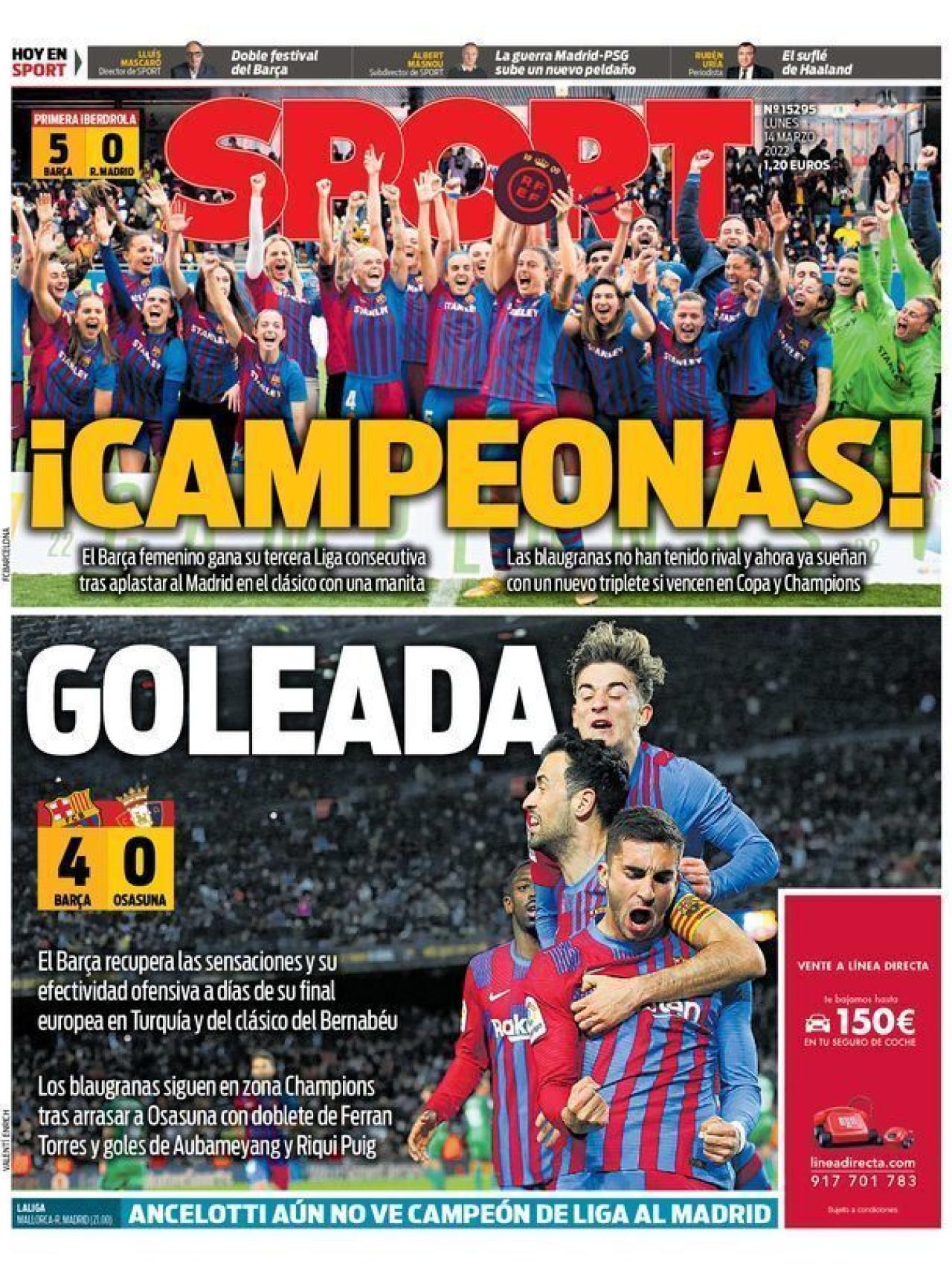Portada SPORT