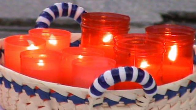 Velas en honor a las víctimas del 11-M.