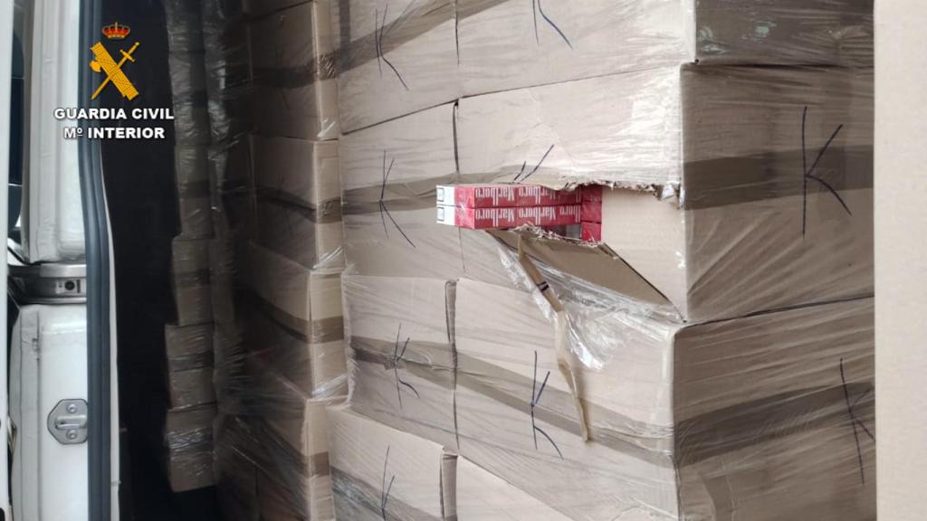 Tabaco incautado en la provincia de Ciudad Real.