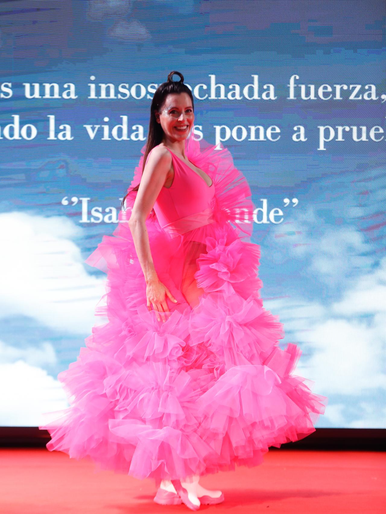 Yolanda Font en la Mercedes-Benz Fashion Week Madrid.