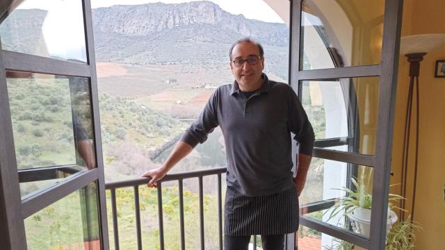El empresario de turismo rural Manuel Ángel Martín, en la Posada Real Quinta de la Concepción