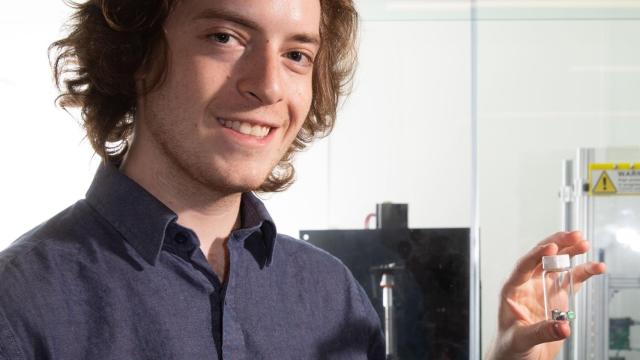 Peter Godart en su laboratorio del MIT estadounidense. Foto: FRA