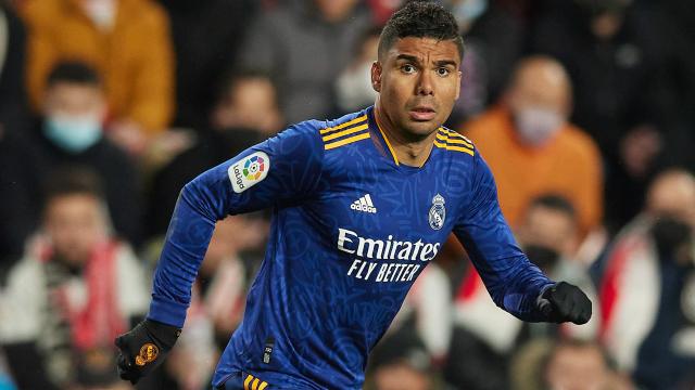 Casemiro, en un partido del Real Madrid de la temporada 2021/2022