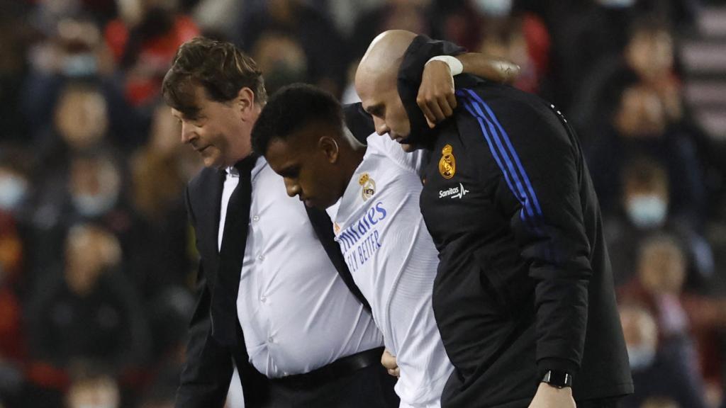 Rodrygo Goes se retira lesionado de Son Moix