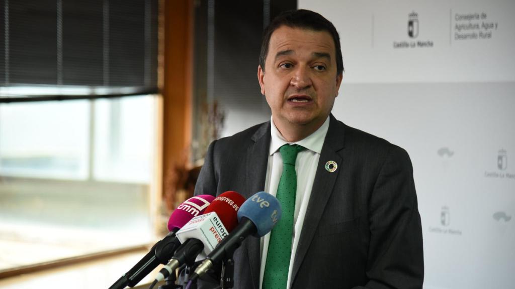 Francisco Martínez-Arroyo, consejero de Agricultura, Agua y Desarrollo Rural del Gobierno de Castilla-La Mancha. Foto: JCCM