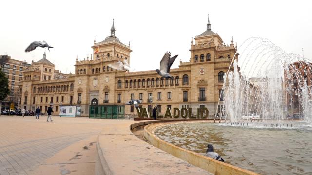 El polvo africano cubrió de arena Valladolid hace unos meses