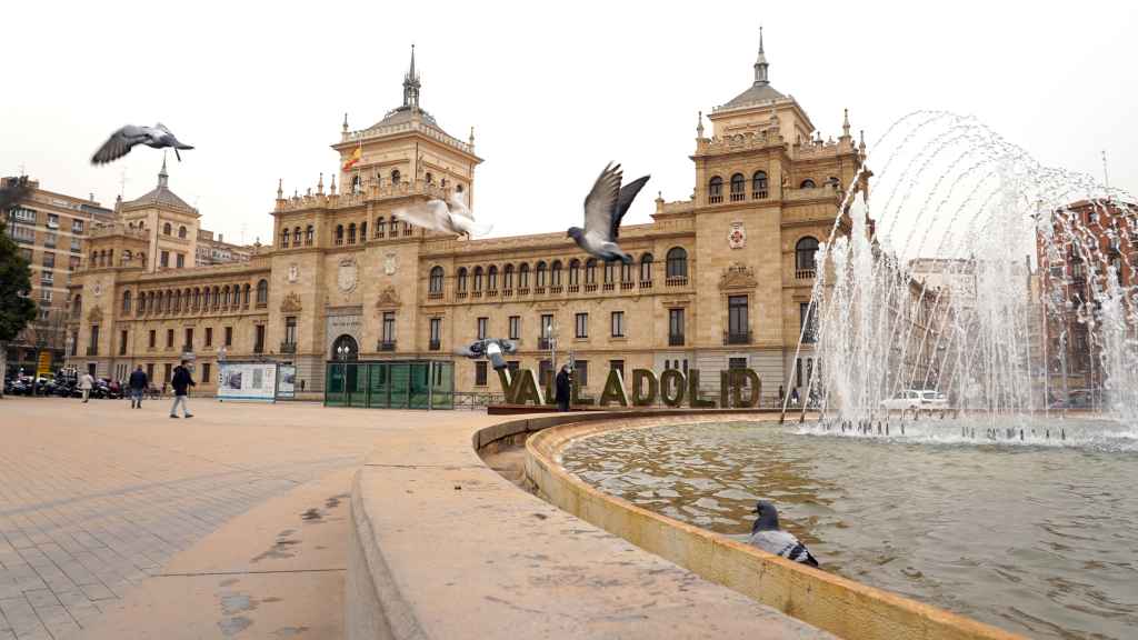 Imagen de los restos del polvo africano en Valladolid en pasadas ocasiones.