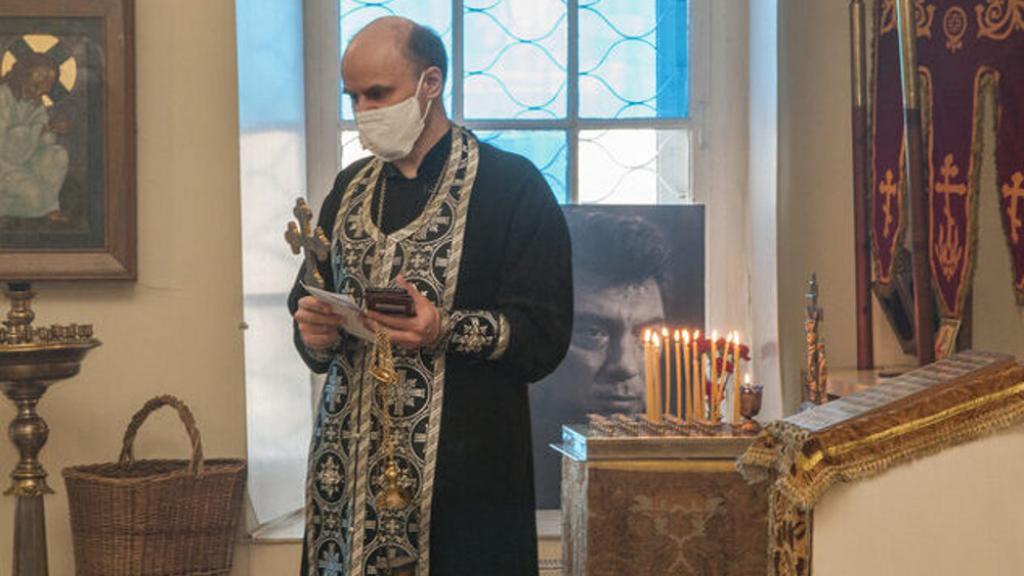 El sacerdote detenido Ioann Burdin.