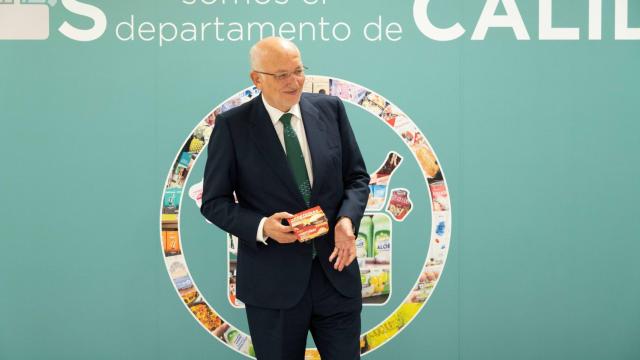 Juan Roig  durante la rueda de prensa