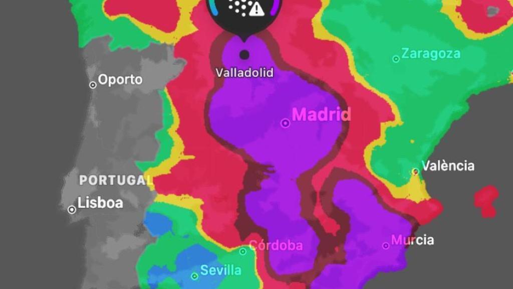 Efectos de la calima en Castilla y León.