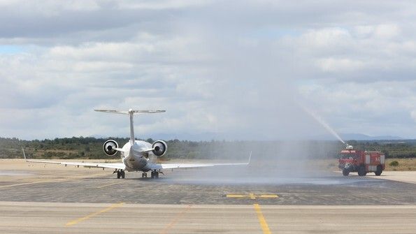 Imagen de archivo de la pista de despegue del aeropuerto de León.