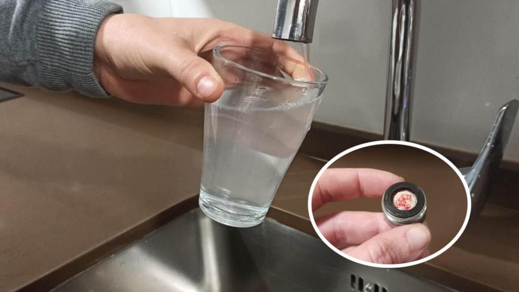 La cal invade el agua en un municipio vallisoletano