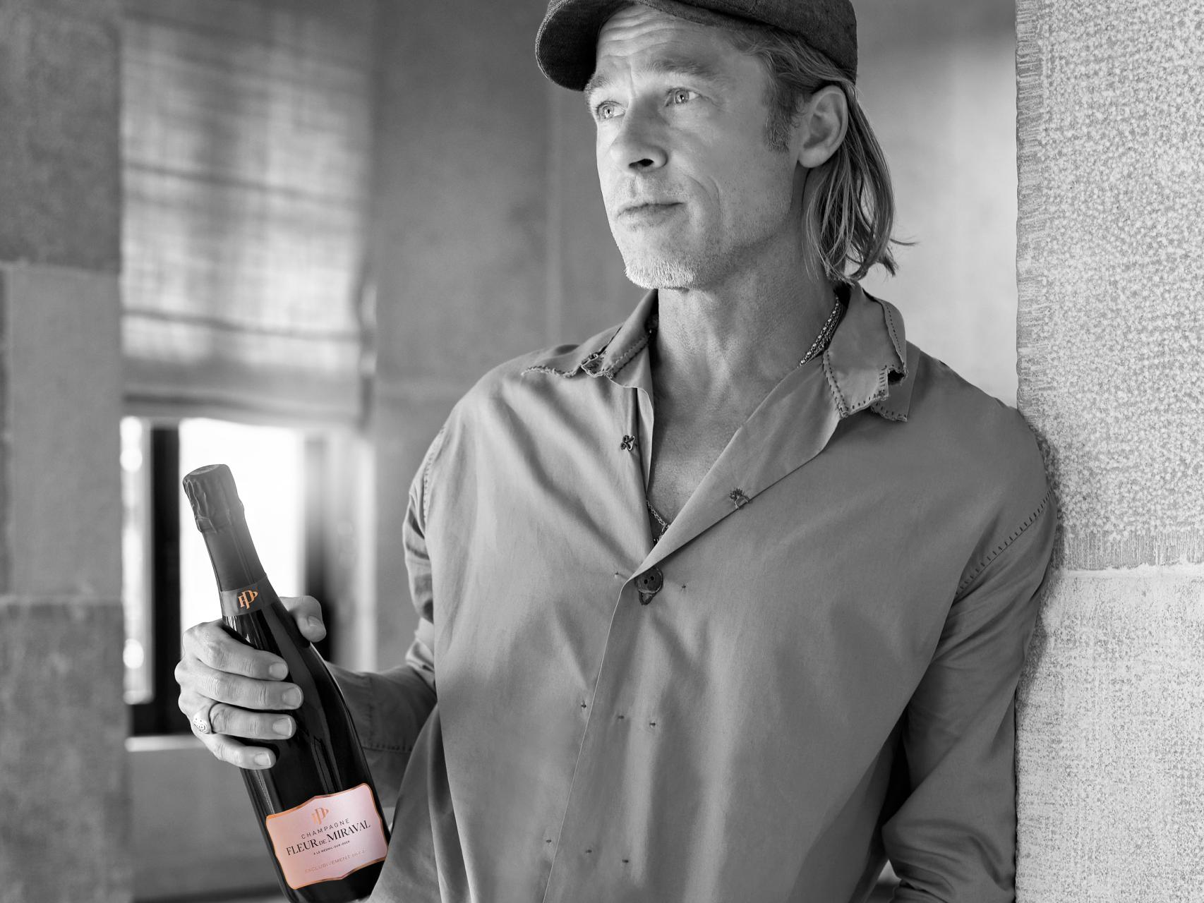 Brad Pitt servirá su exclusivo champán en los Óscar