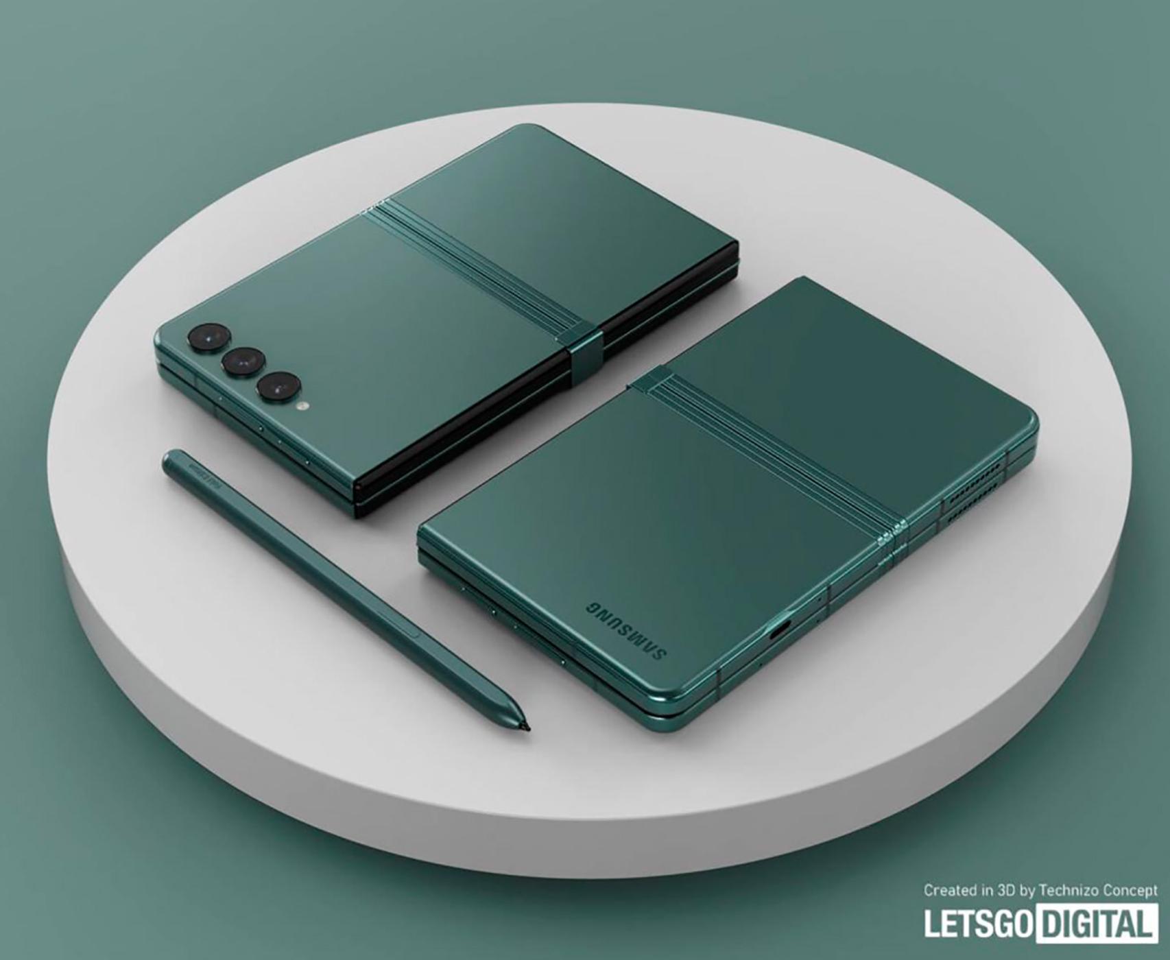 El posible Samsung Galaxy Z Fold 4