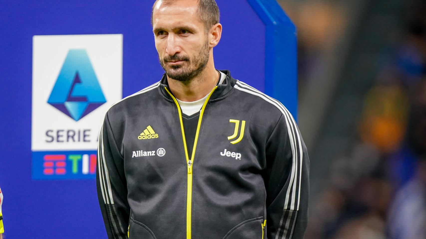 Giorgio Chiellini, con la Juventus de Turín en la temporada 2021/2022