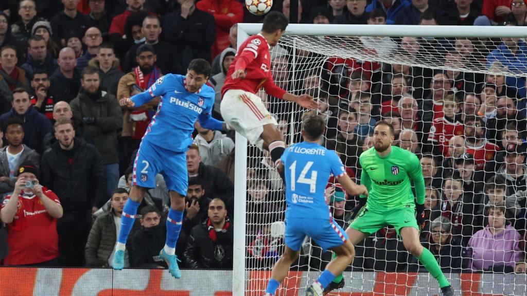 Cabezazo de Varane que detuvo Oblak
