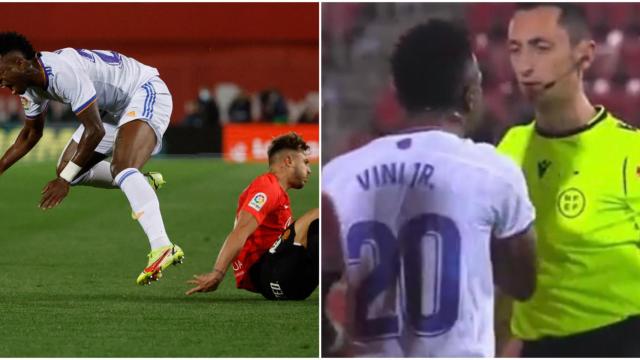 La amenaza de Sánchez Martínez a Vinicius tras la brutal entrada de Maffeo: ¡Que te expulso!