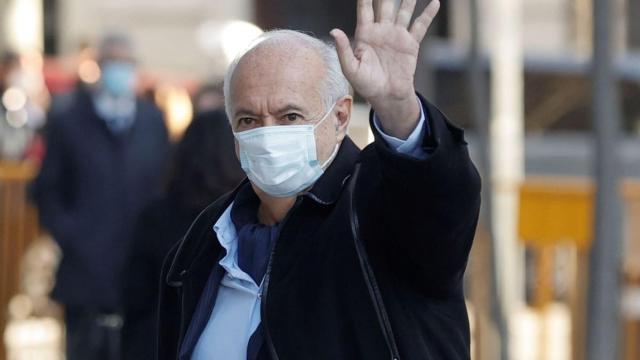 José Luis Moreno, antes de declarar en la Audiencia Nacional.