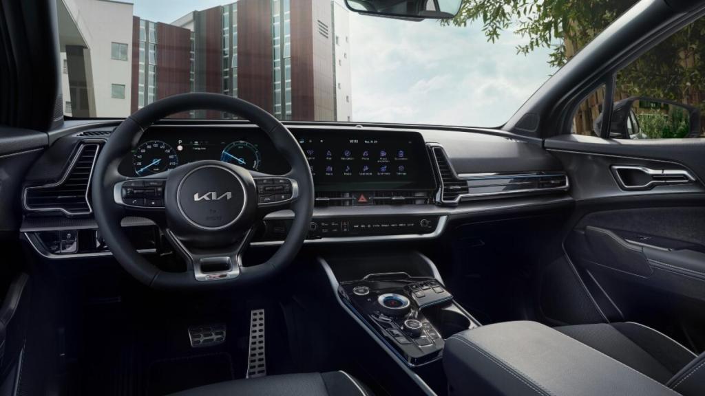 Interior pantalla tactil Kia Sportage