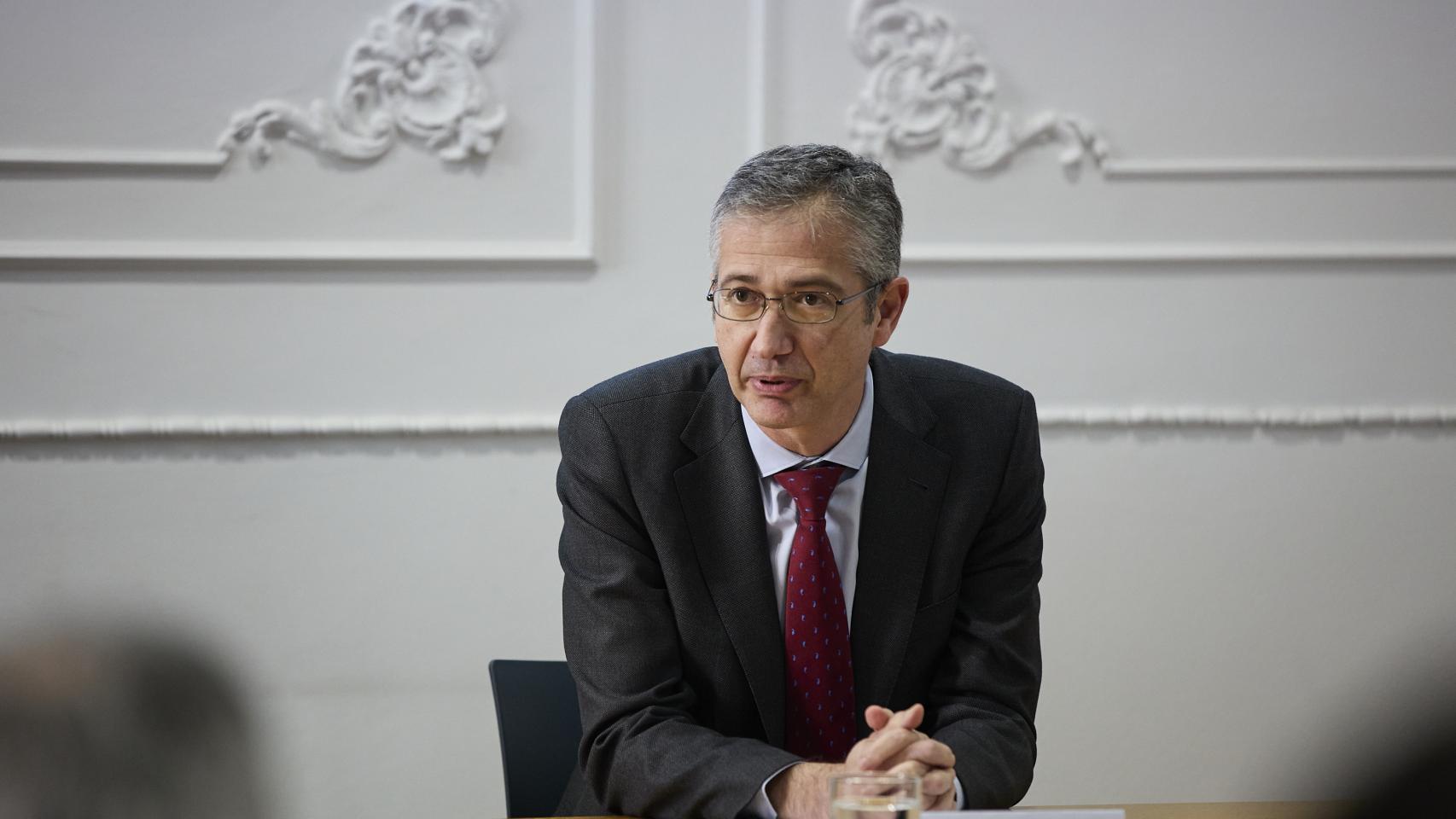 El gobernador del Banco de España, Pablo Hernández de Cos, en una foto de archivo.