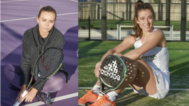 A la izquierda la tenista Paula Badosa y a la derecha la jugadora de pádel Marta Ortega.