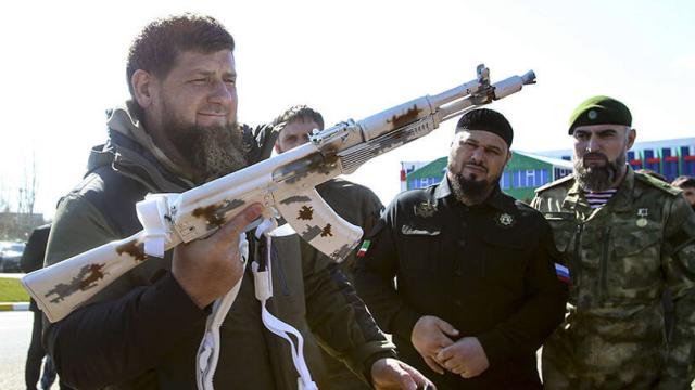 El  sanguinario líder checheno Ramzan Kadyrov.
