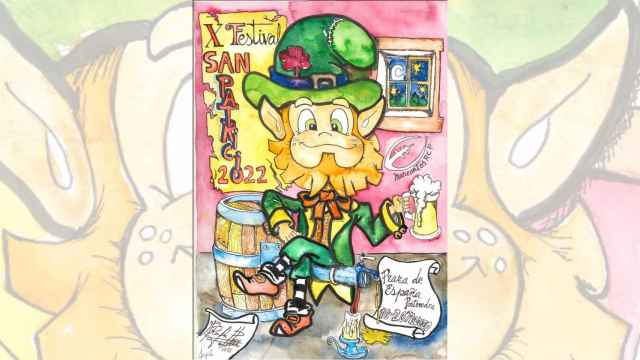 Cartel del Festival Galaico-Irlandés de San Patricio de Pontevedra.