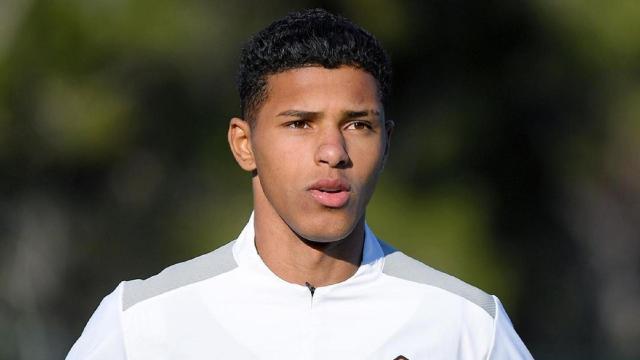 Vinicius Tobías, en un entrenamiento del Shakhtar.