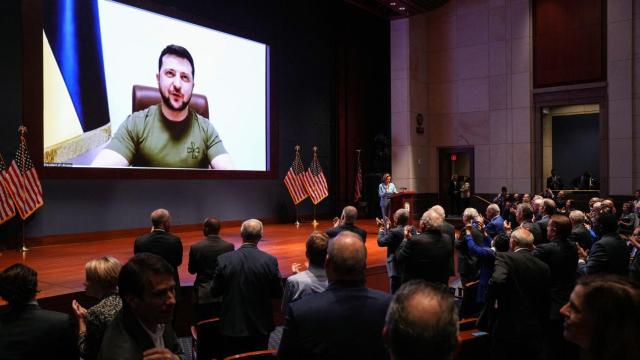 Zelenski ante los congresistas de EEUU. Reuters