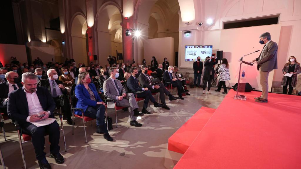 Clausura de la asamblea general de la Federación Española del Vino (FEV). Foto: Óscar Huertas