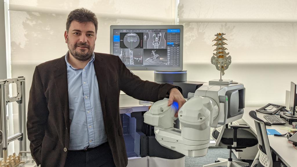 Jorge Presa es el CEO de Cyber Sugery, creada en 2017 como una 'spin-off' del grupo industrial Egile Corporation.
