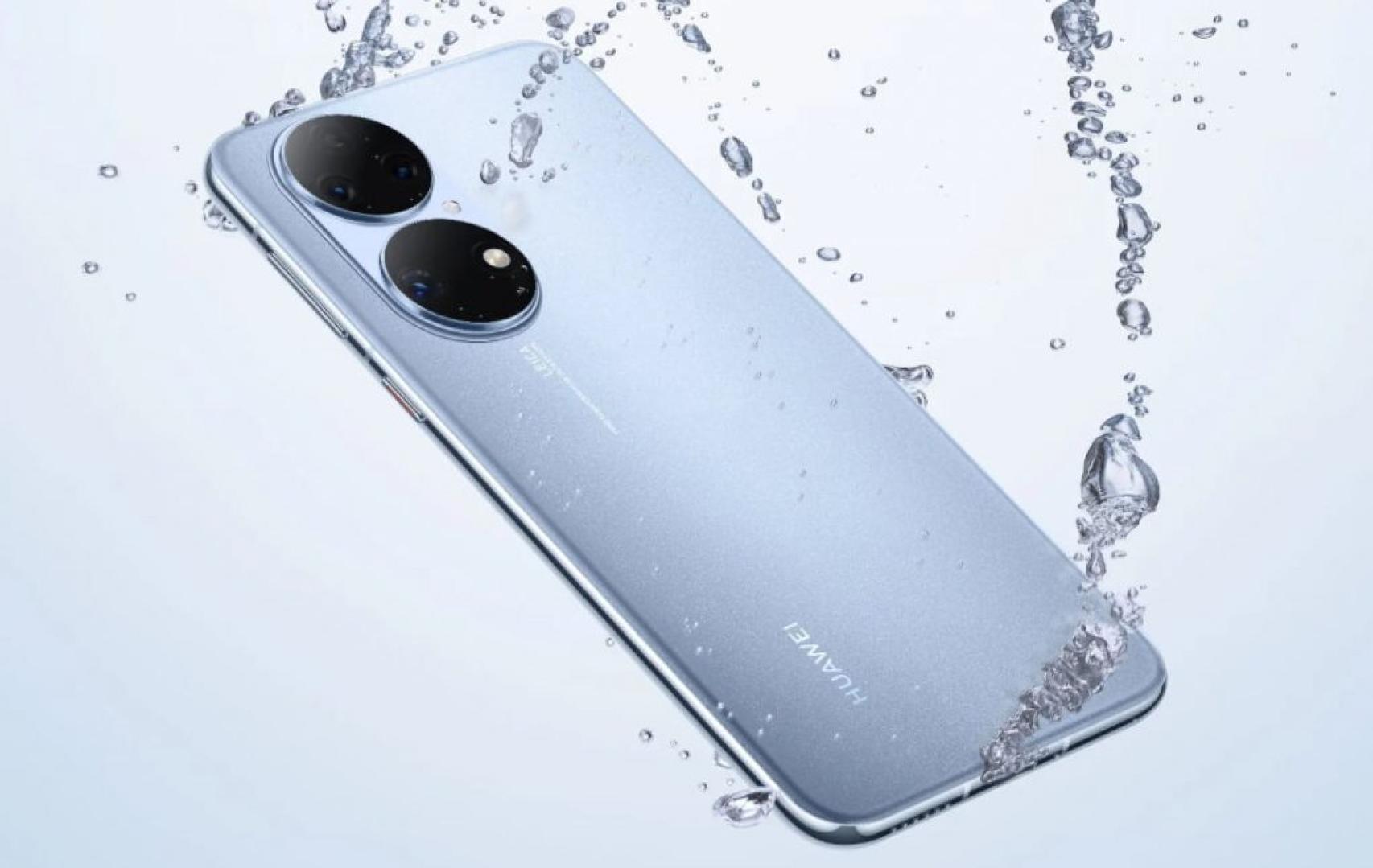 Huawei P50E por detrás