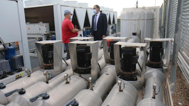 Sistemas de climatización de la Universidad de la Alicante.