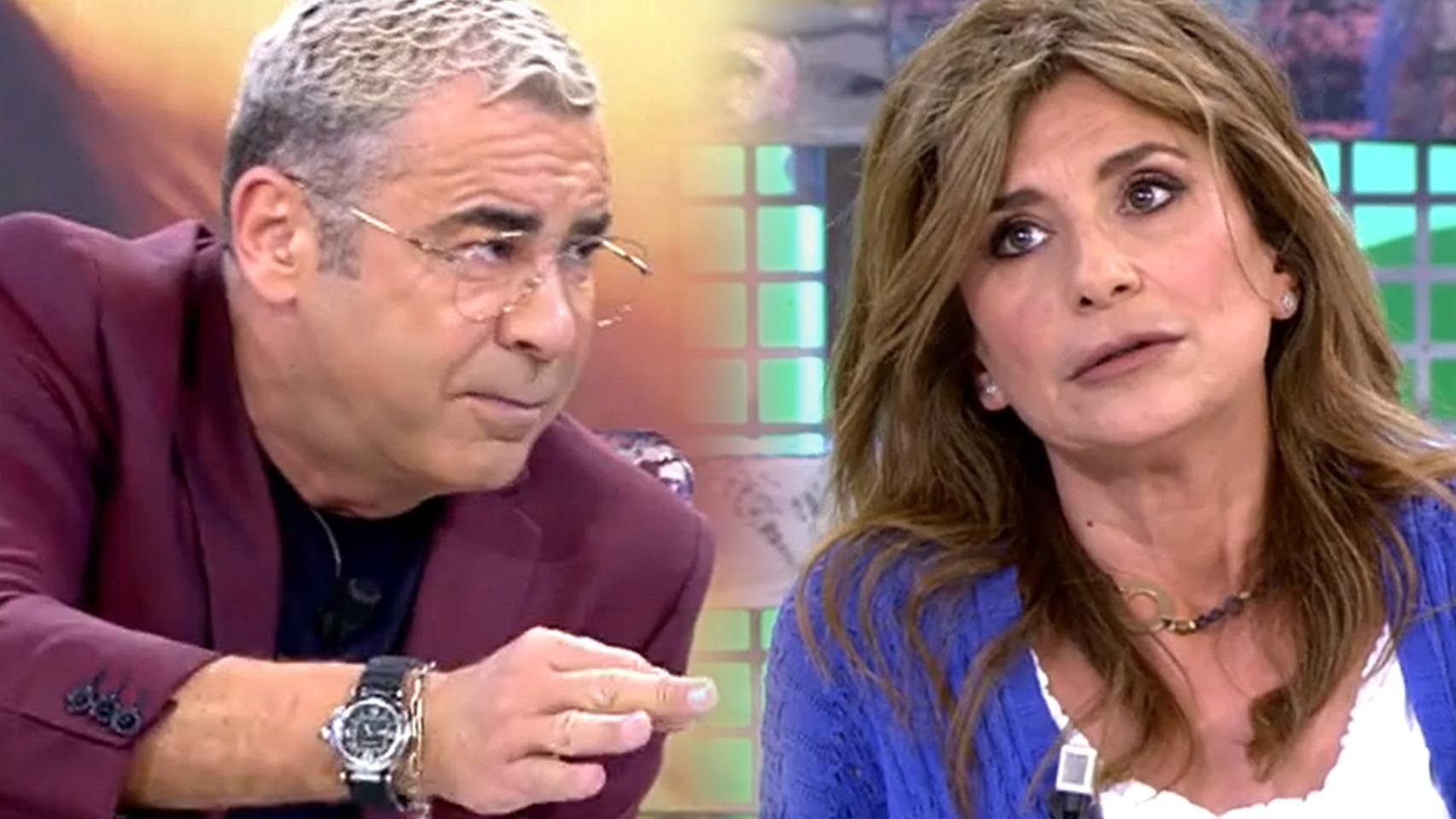 Jorge Javier Vázquez y Gema López en montaje de BLUPER.