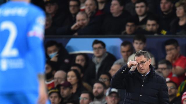 Ralf Rangnick, contra el Atlético de Madrid