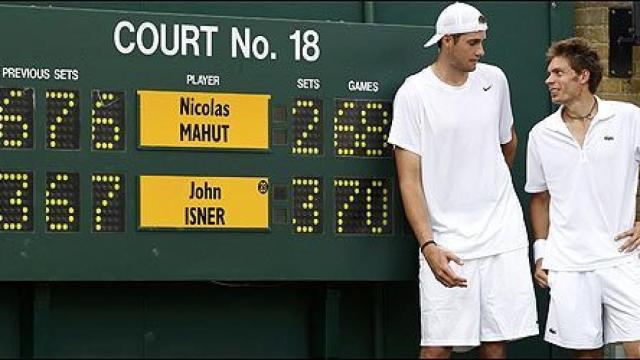 El histórico partido entre Mahut e Isner en Wimbledon 2010