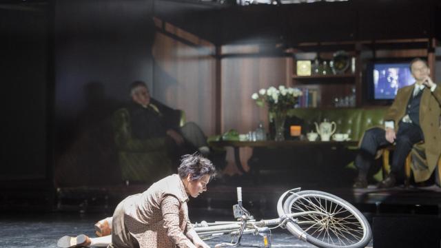 La soprano Ausrine Stundyte en un momento de El ángel de fuego. Foto: Monika Ritterhaus