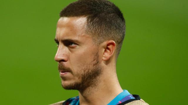 Eden Hazard, con el Real Madrid en la temporad 2021/2022