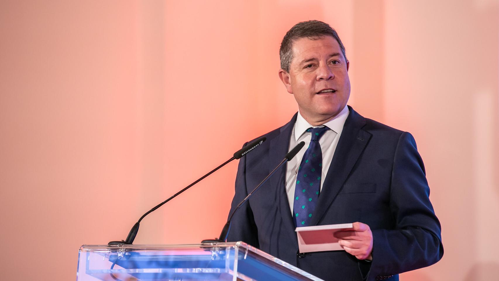 Emiliano García-Page, presidente de Castilla-La Mancha. Foto: JCCM
