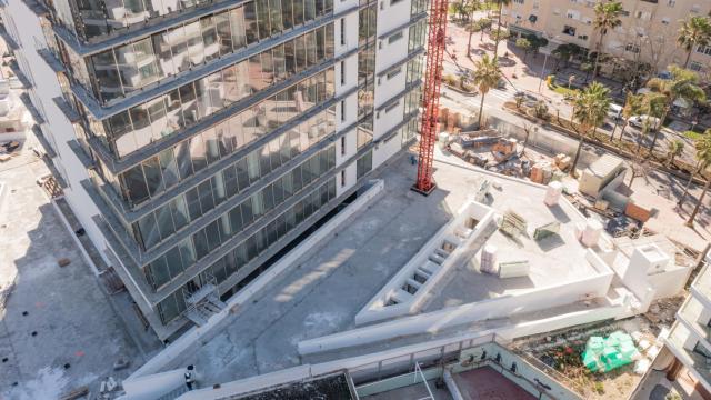 Parcela sobre la que se proyecta la instalación de la creación artística.