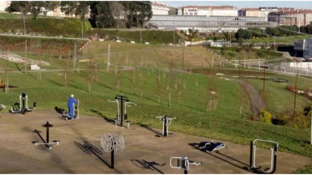 Parque Adolfo Suárez, entorno donde se ubicará el aparcamiento.