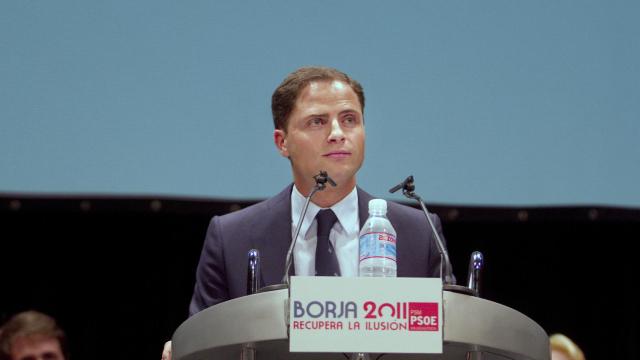 Borja Cabezón, en 2011, durante las elecciones municipales de Majadahonda.