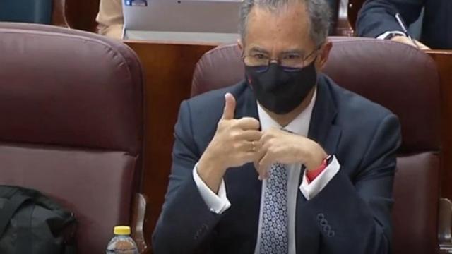 La respuesta de Enrique Ossorio tras poner en duda que hay pobres en Madrid.