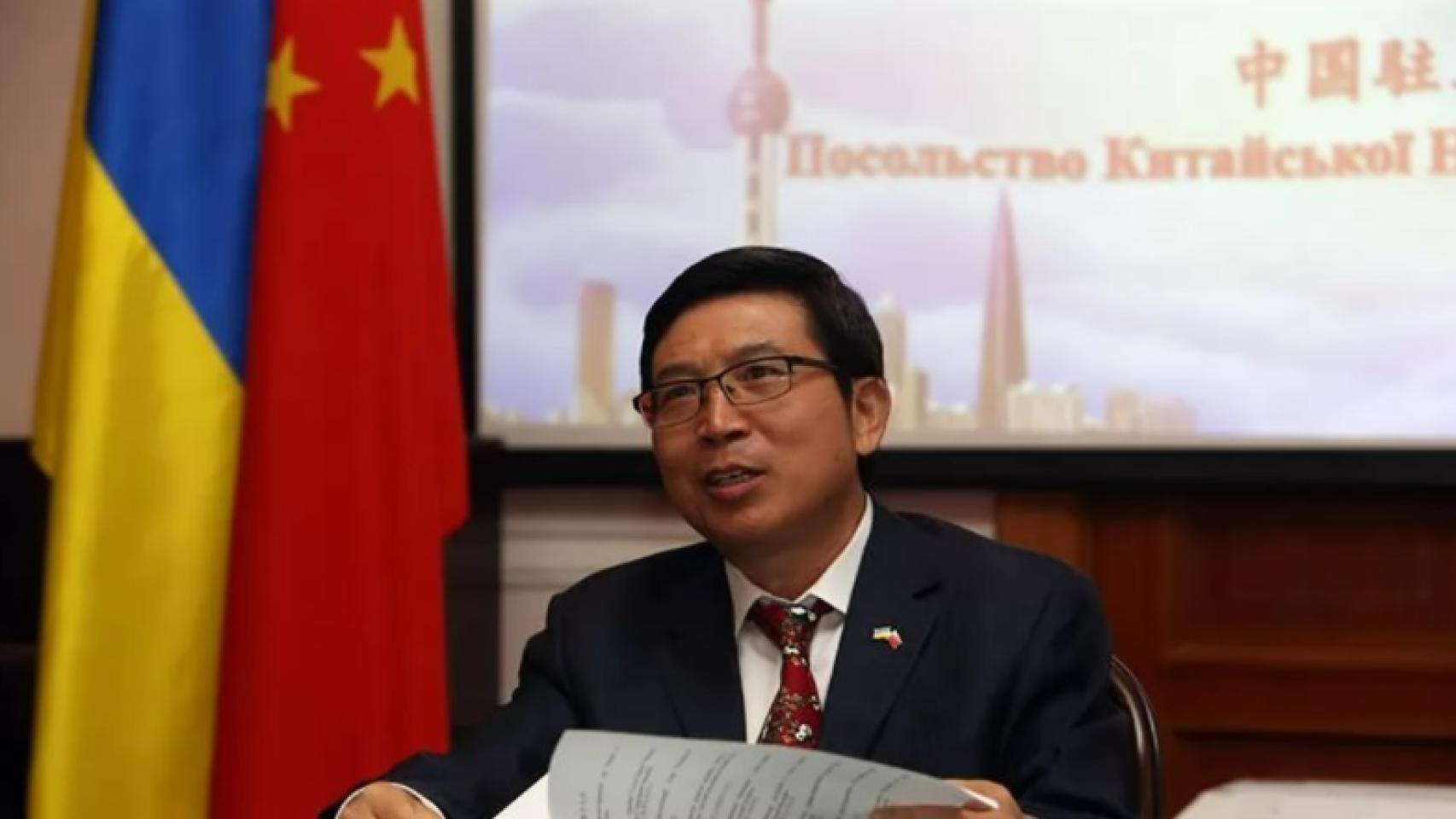 El embajador de China en Ucrania, Fan Xianrong, en una imagen de archivo.