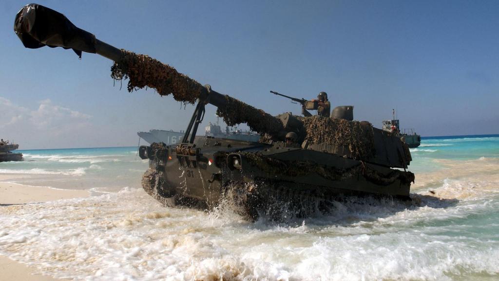 M109 A5 de Infantería de Marina