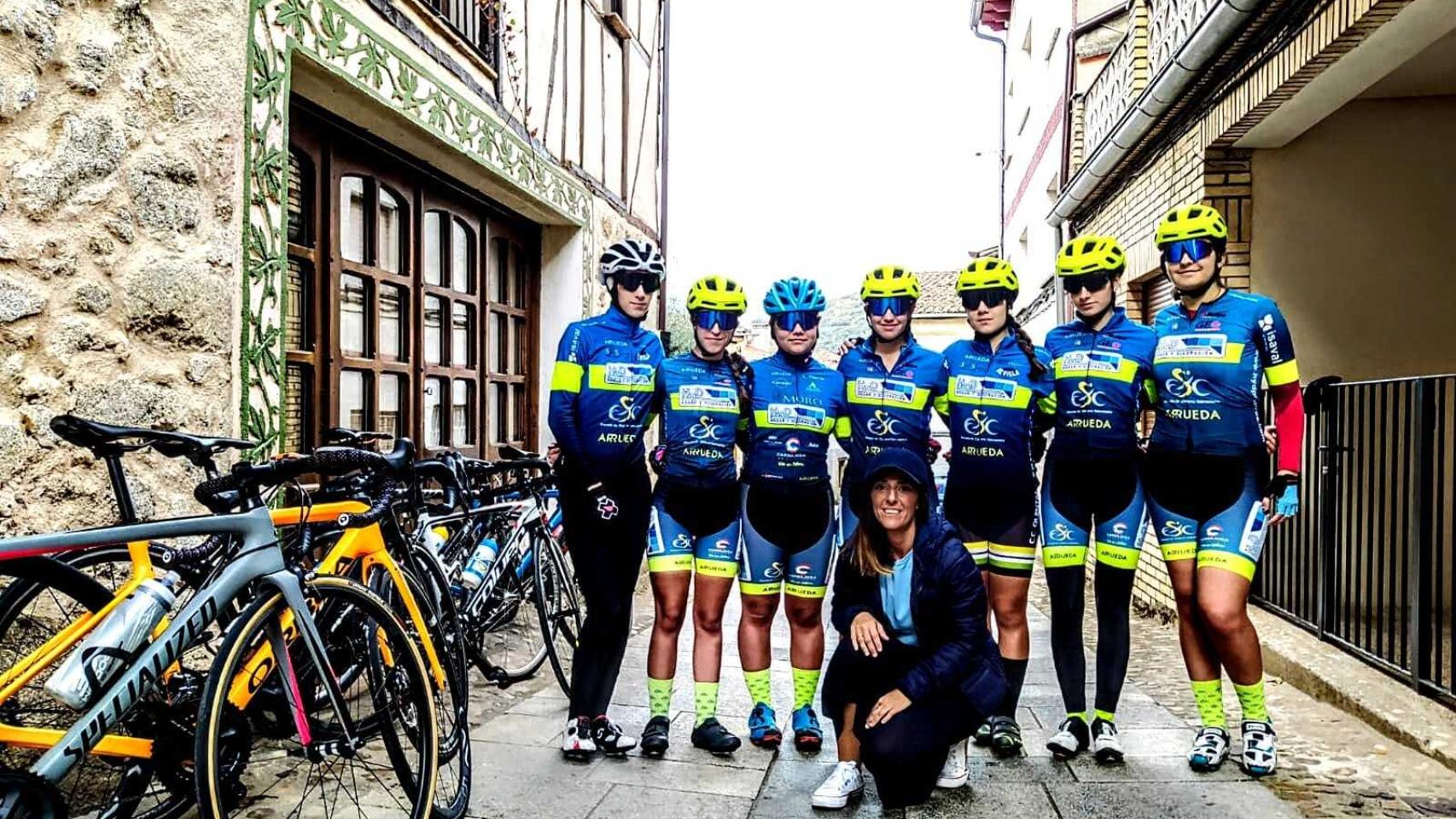 Equipo de Féminas de la Escuela de Ciclismo Salmantina